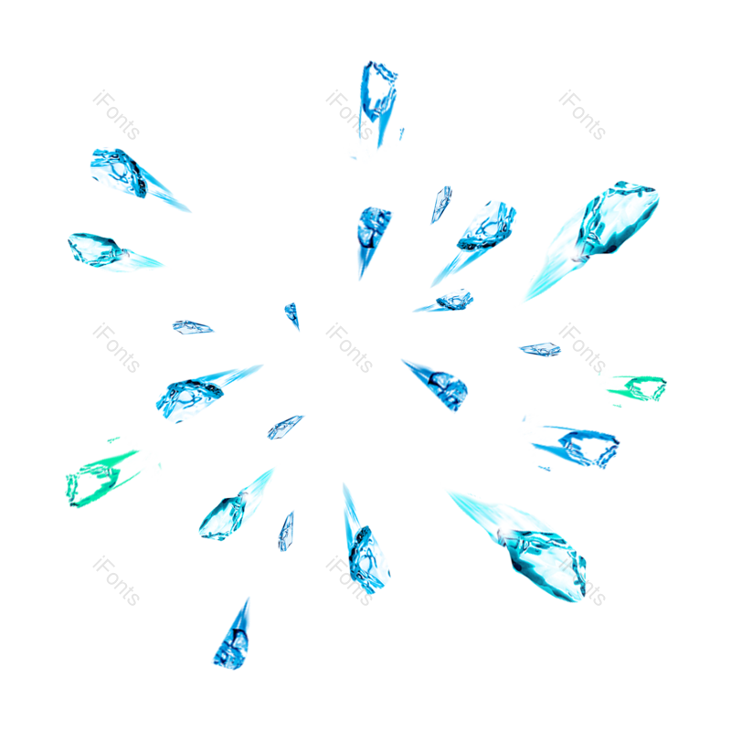 漂浮素材图片,漂浮元素元素,冰块PNG,插画素材免抠素材